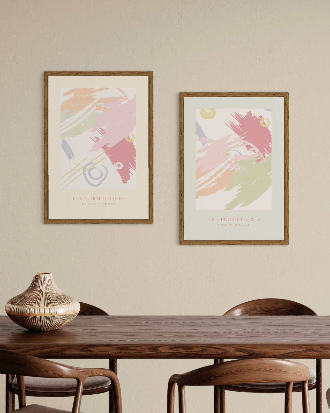 Les Formulaires Pastels No.1 Poster