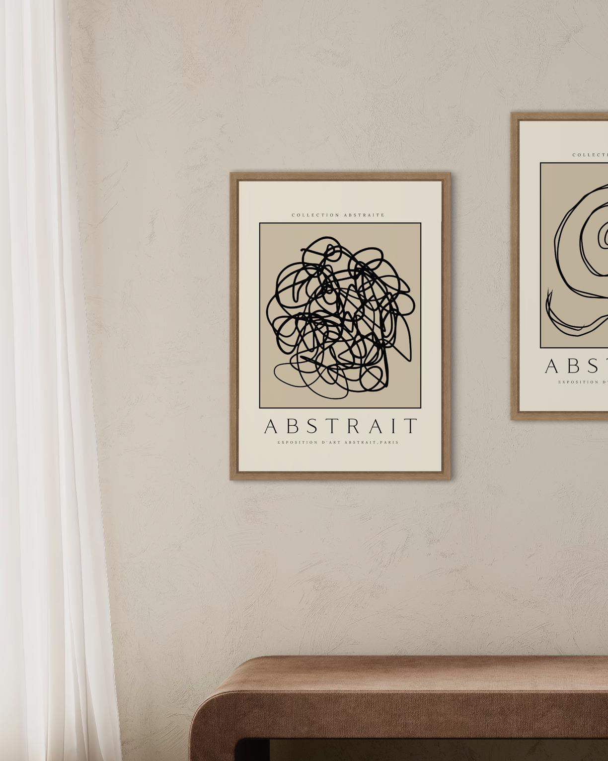 Abstract Mess Poster