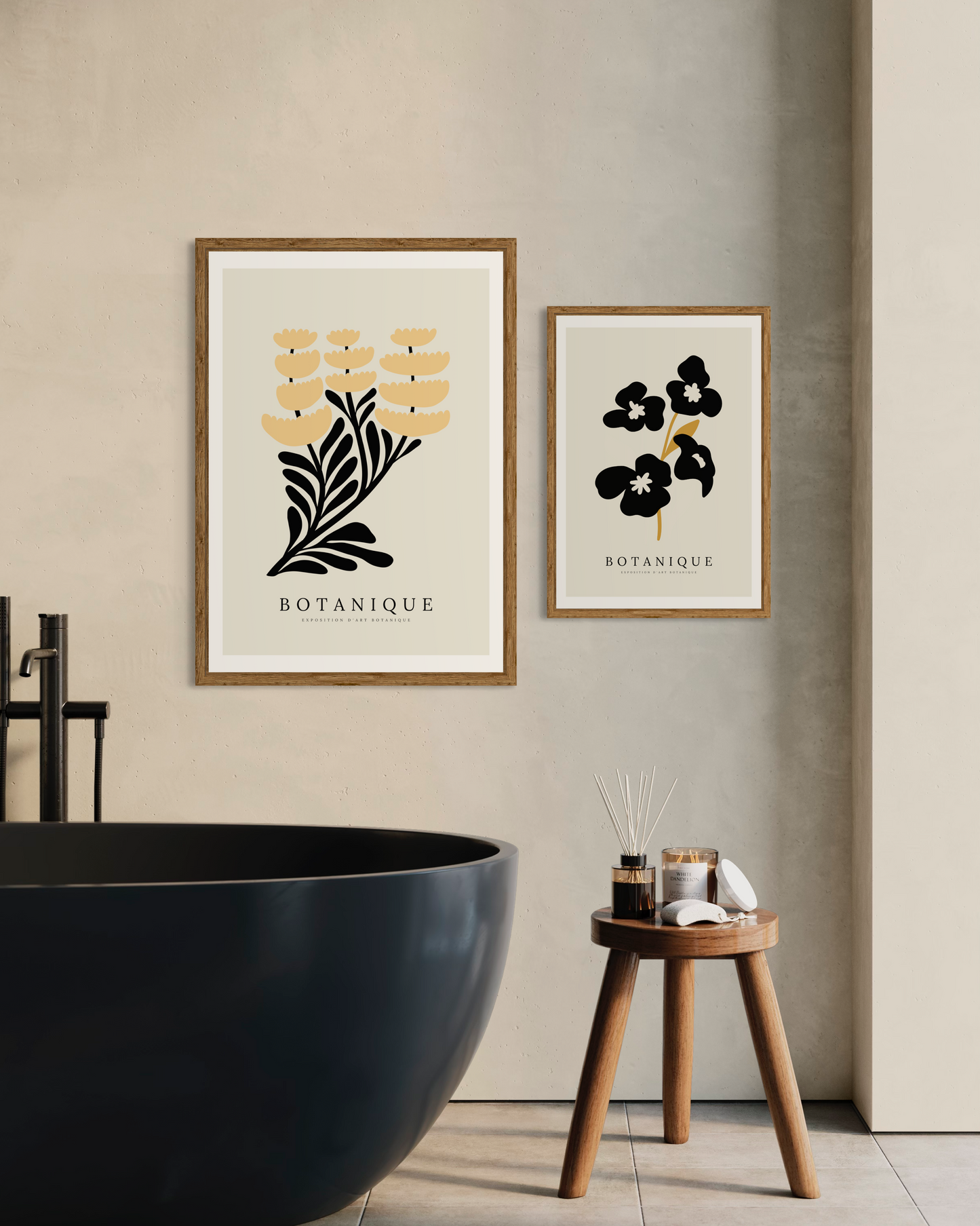 Black Botanique No.2 Poster