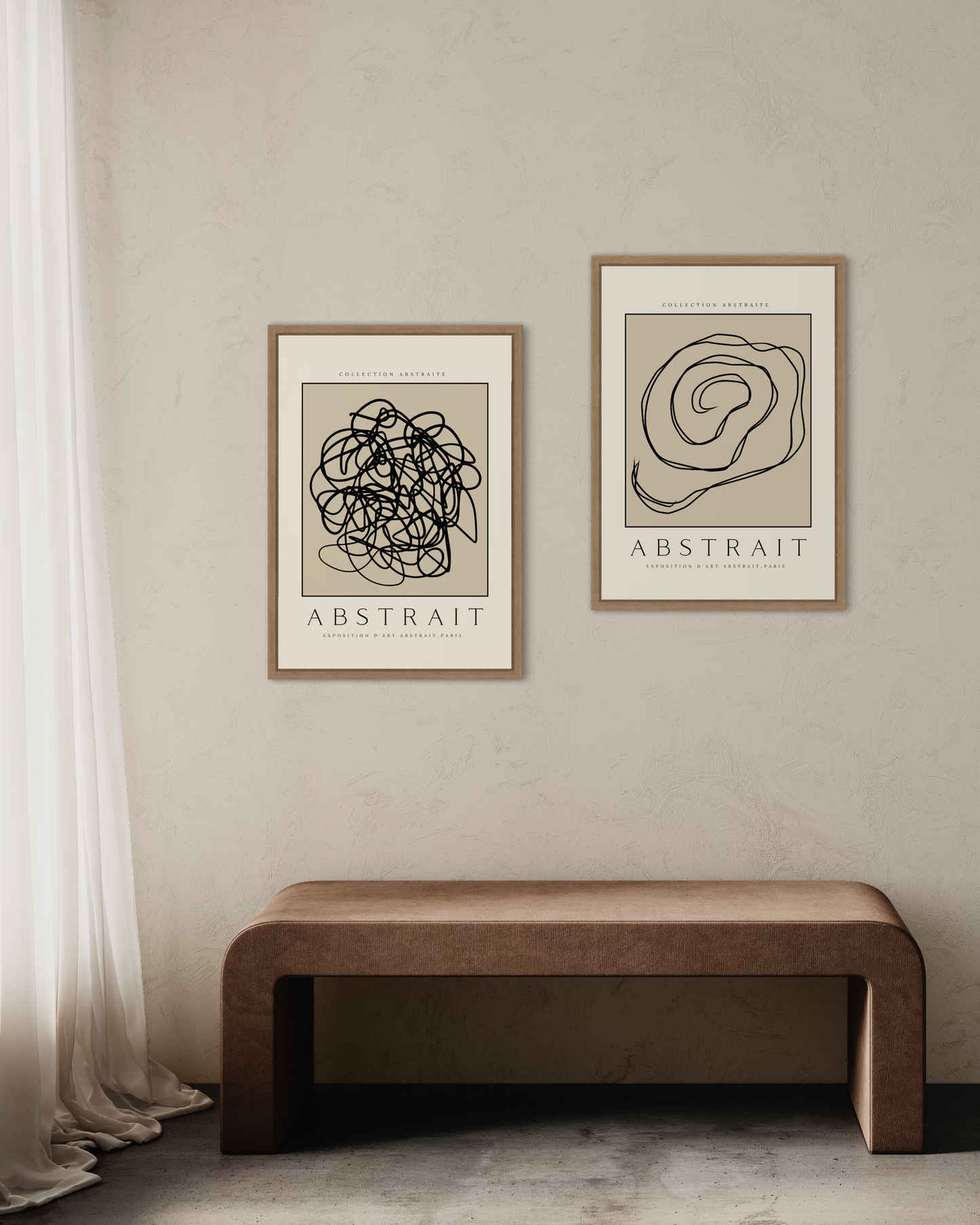 Abstract Mess Poster