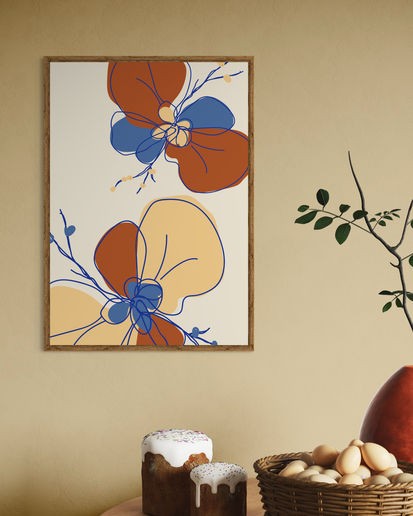 Colorful Botanical No.1 Poster
