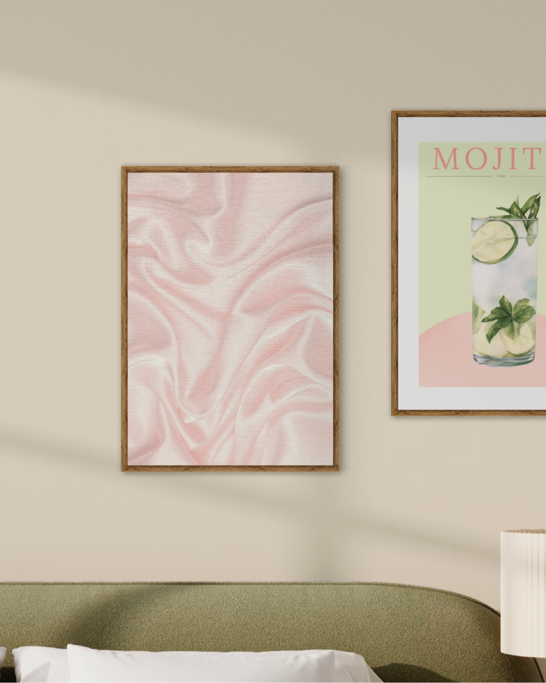 Pink Textile Structure Poster