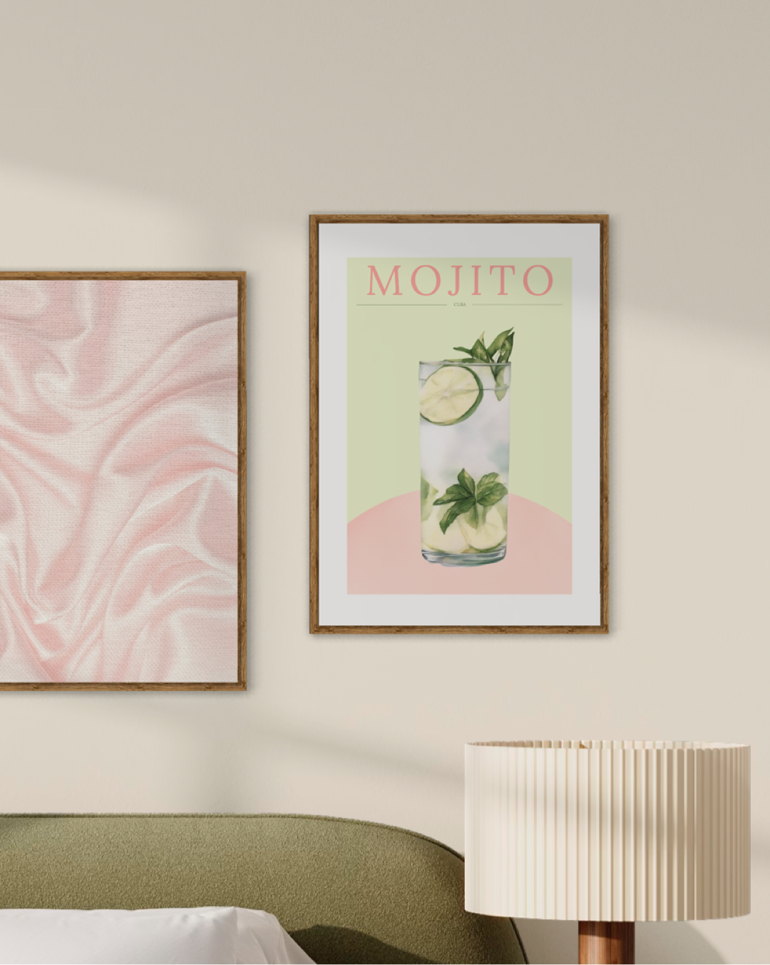 Retro Mojito Poster