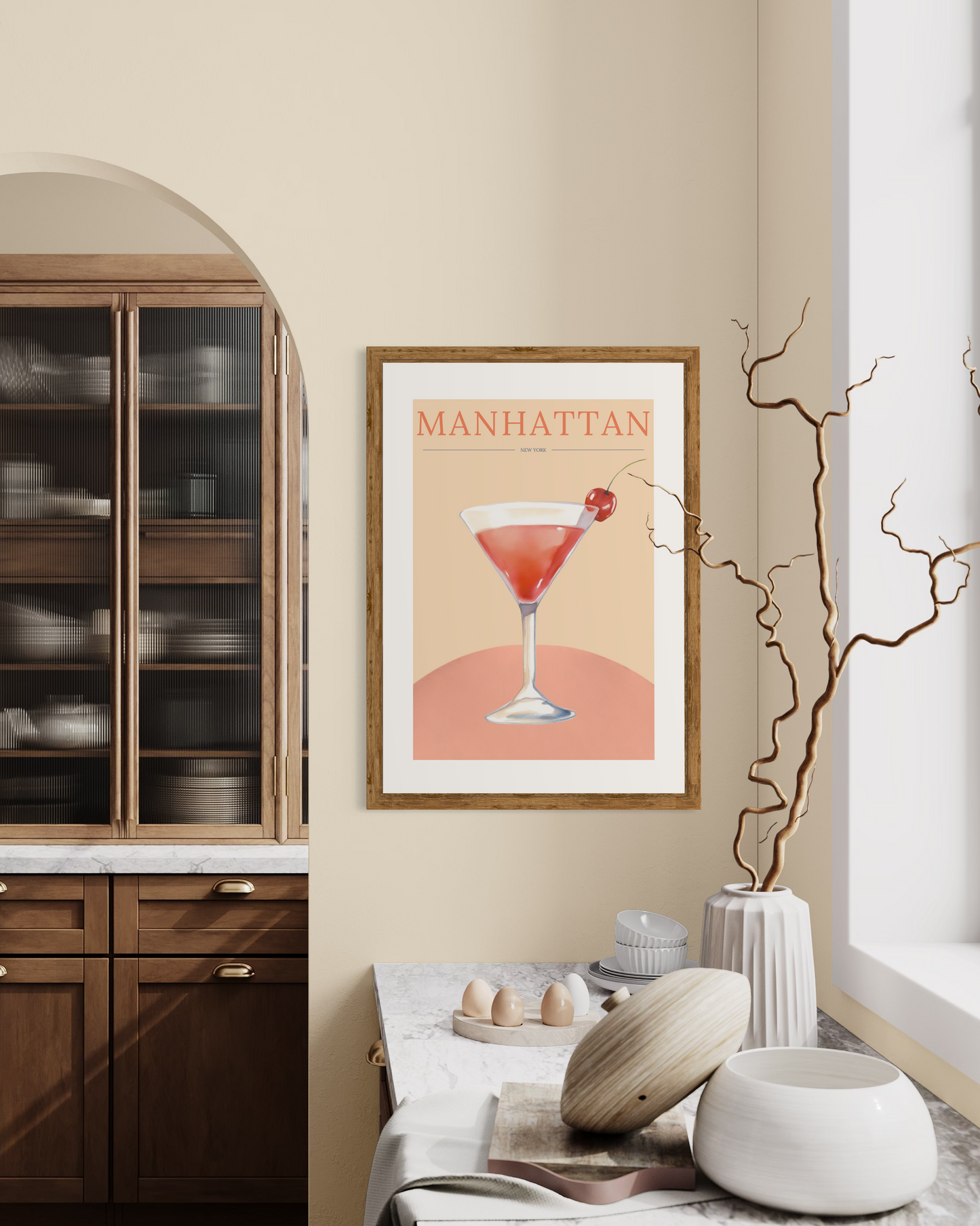 Retro Manhattan Poster