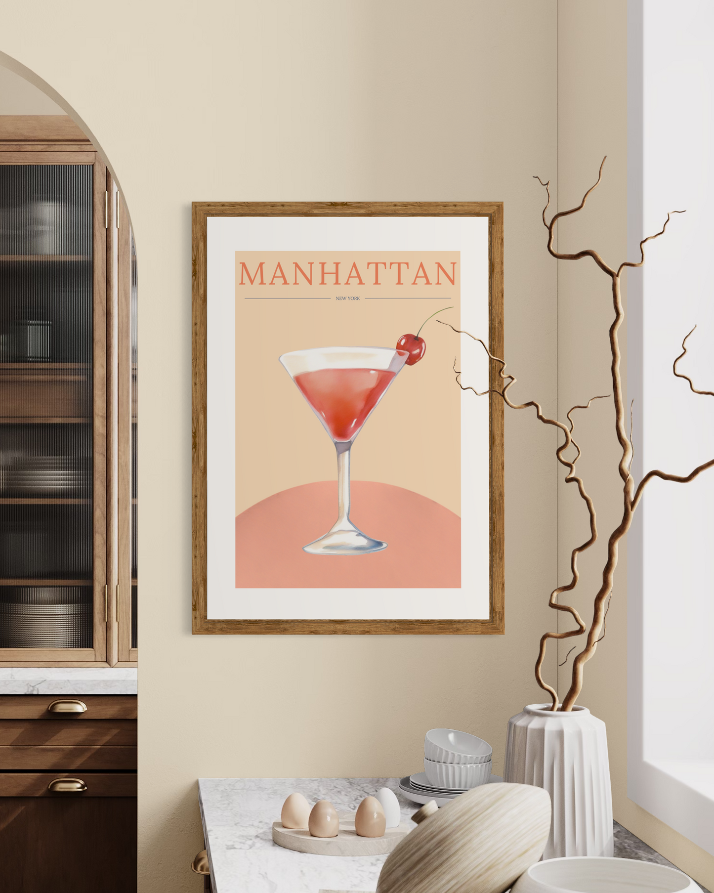 Retro Manhattan Poster
