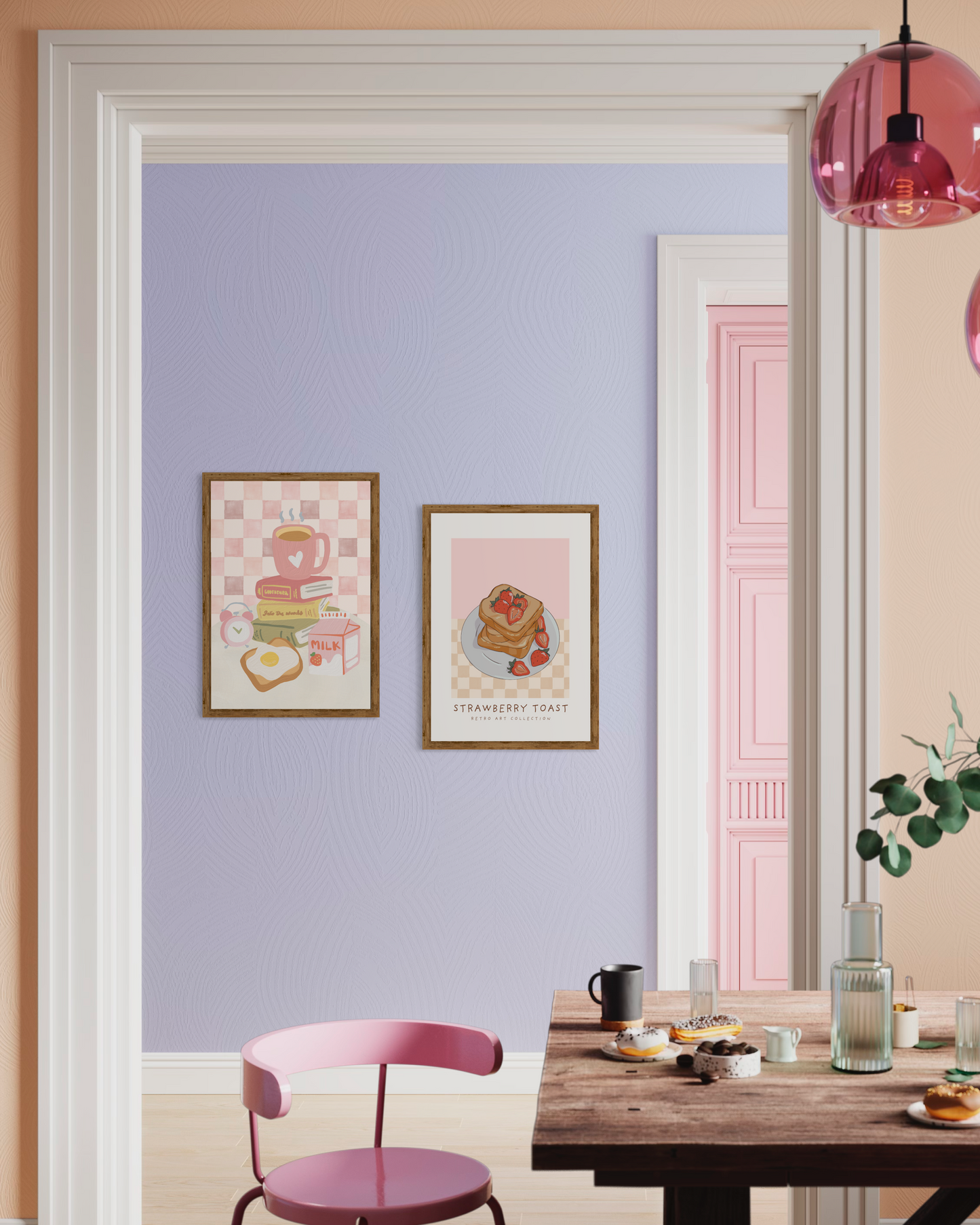 Retro Coffee & Toaste Poster