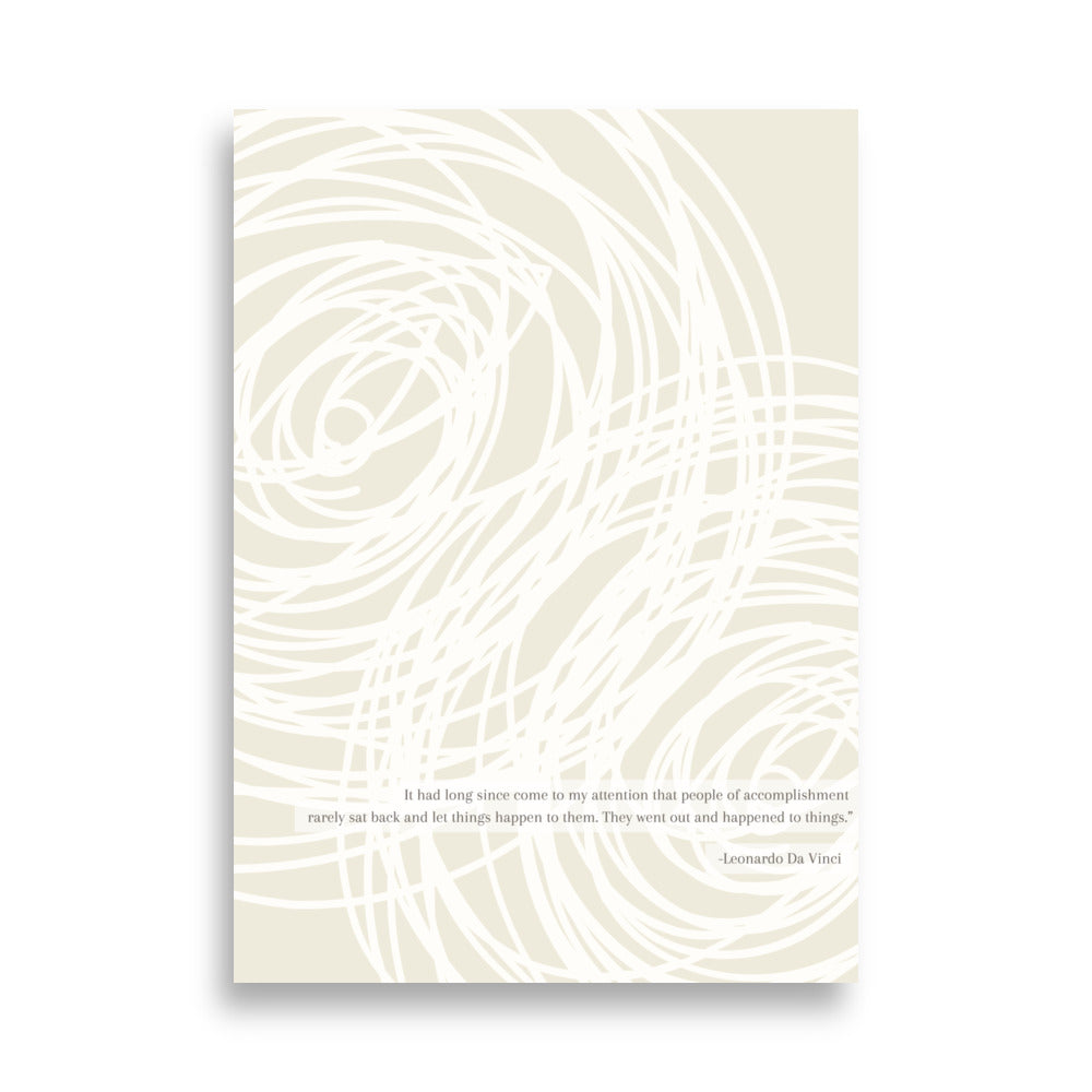 Abstract Lines No.2 Poster