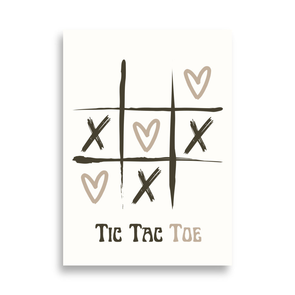 Tic Tac Toe Poster