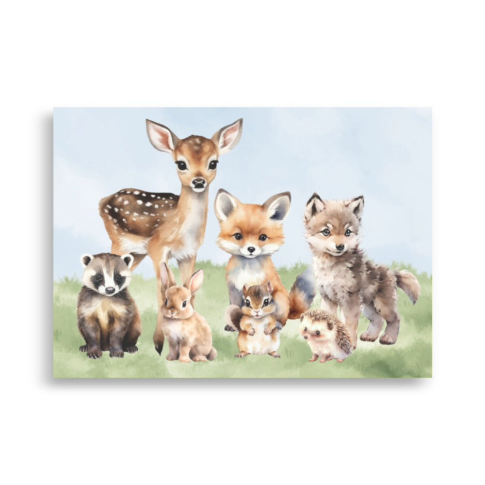 Forest Friends Poster