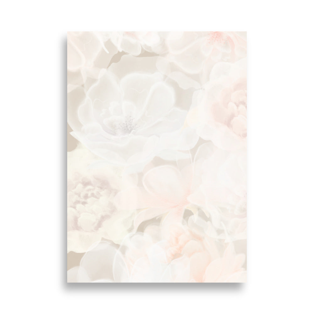 Soft Peonies No.4 Poster