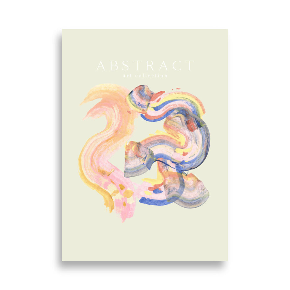 Abstrakt konst nr 2 affisch