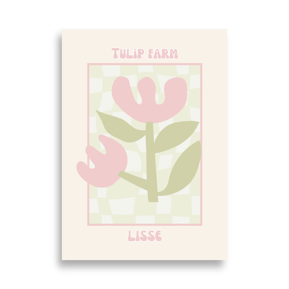 Tulip Farm Lisse Poster