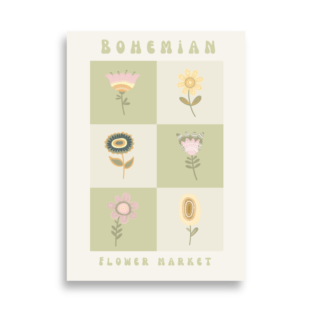 Bohemian Market No.1 Poster