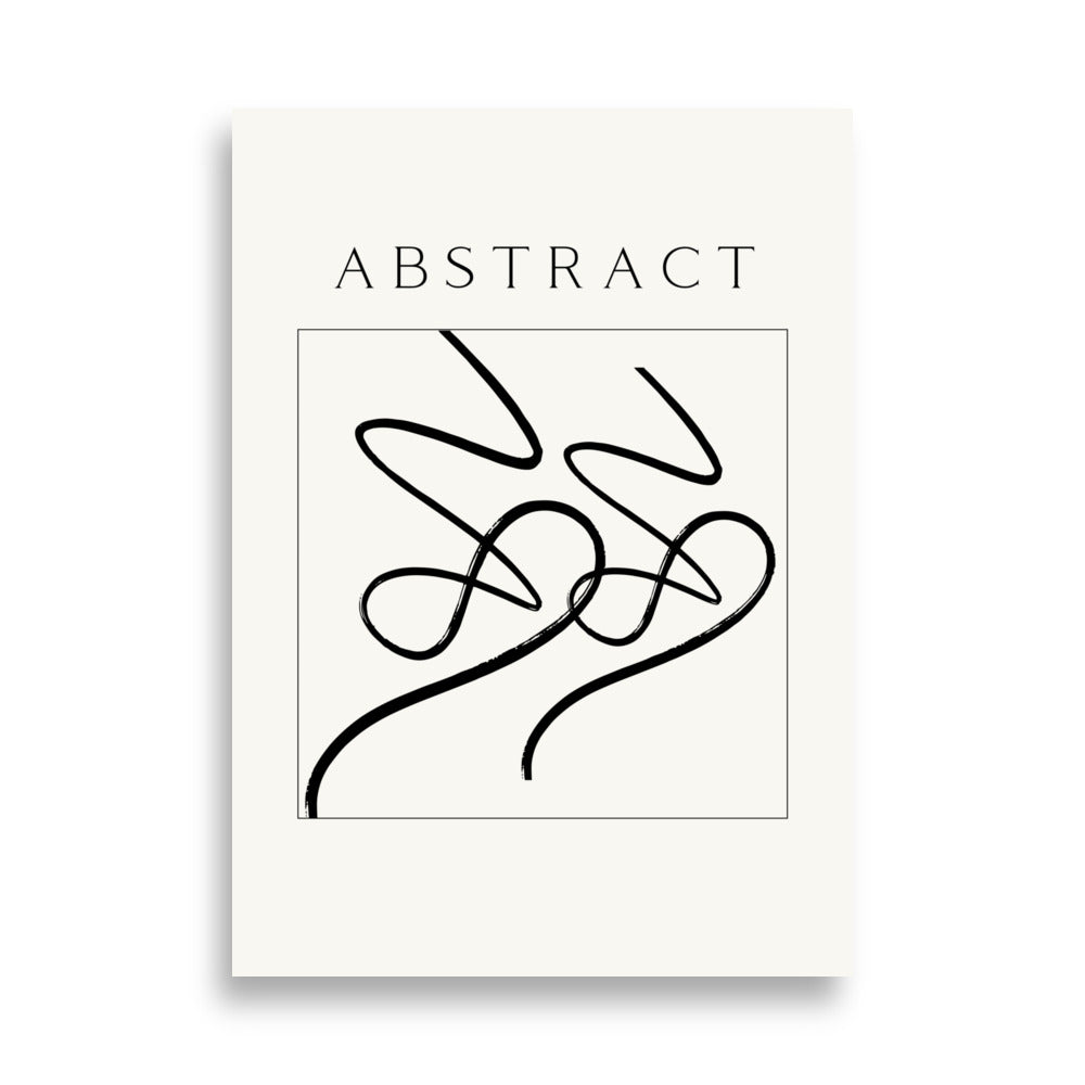 Black Shapes No.1 Poster