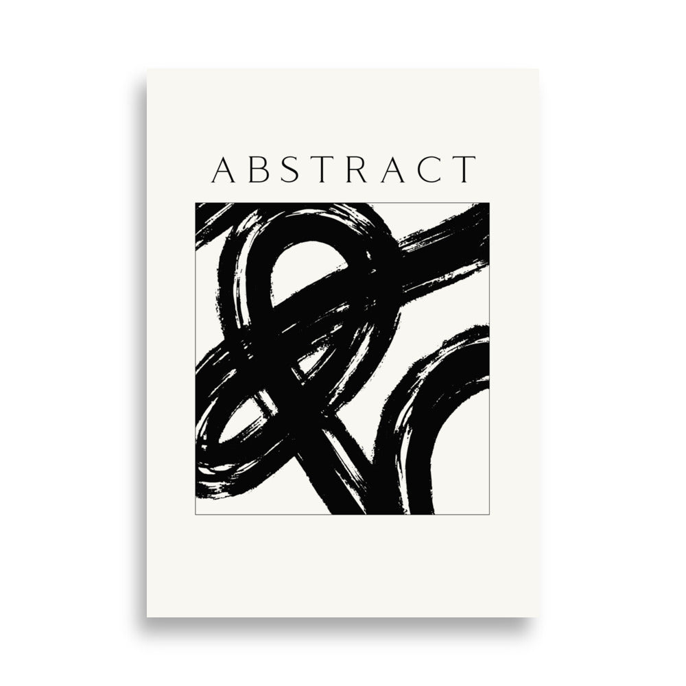 Black Shapes No.3 Poster