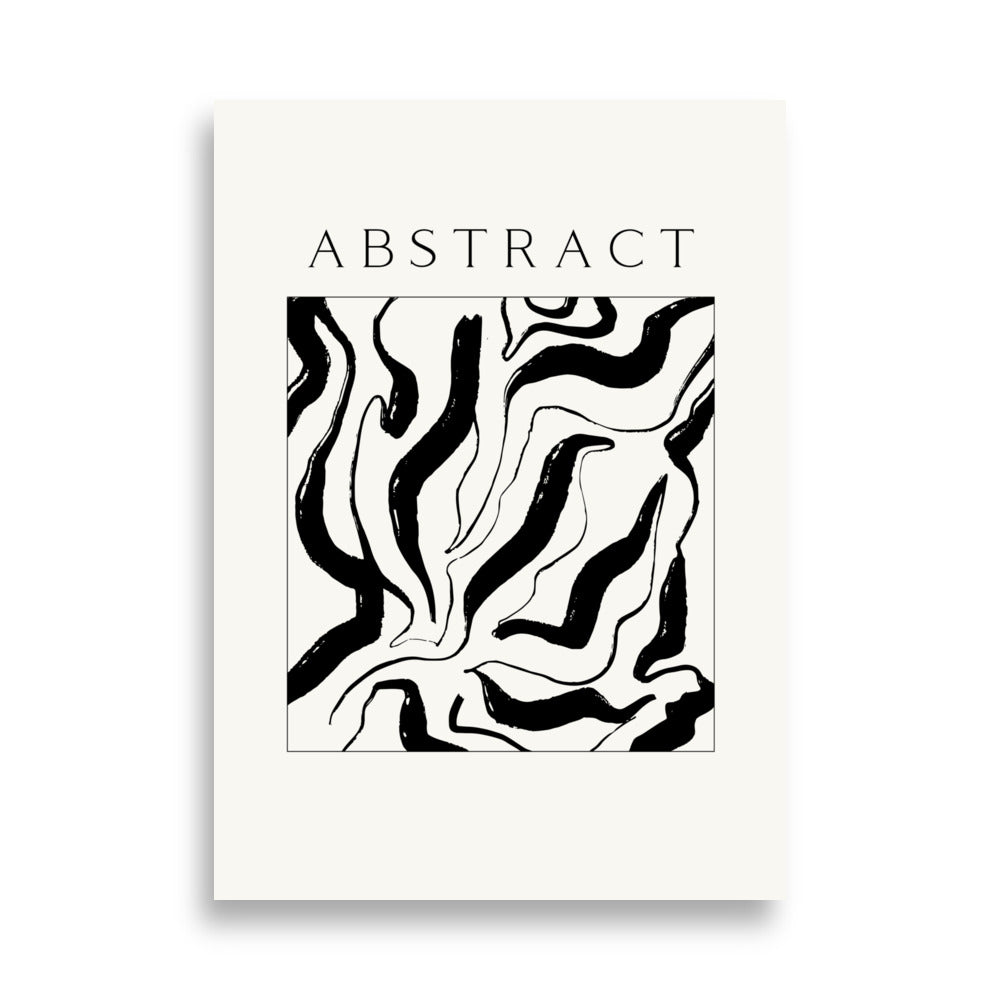 Black Shapes No.2 Poster