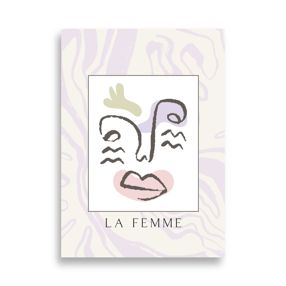 Female Outline No.1 Poster