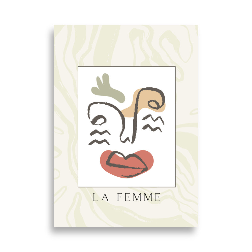 Female Outline No.4 Poster