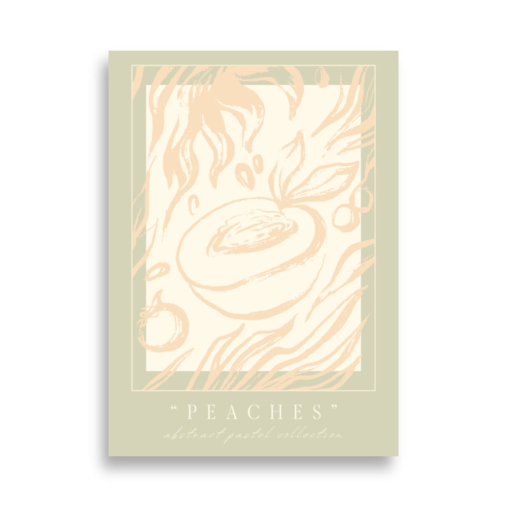 Retro Peach Poster