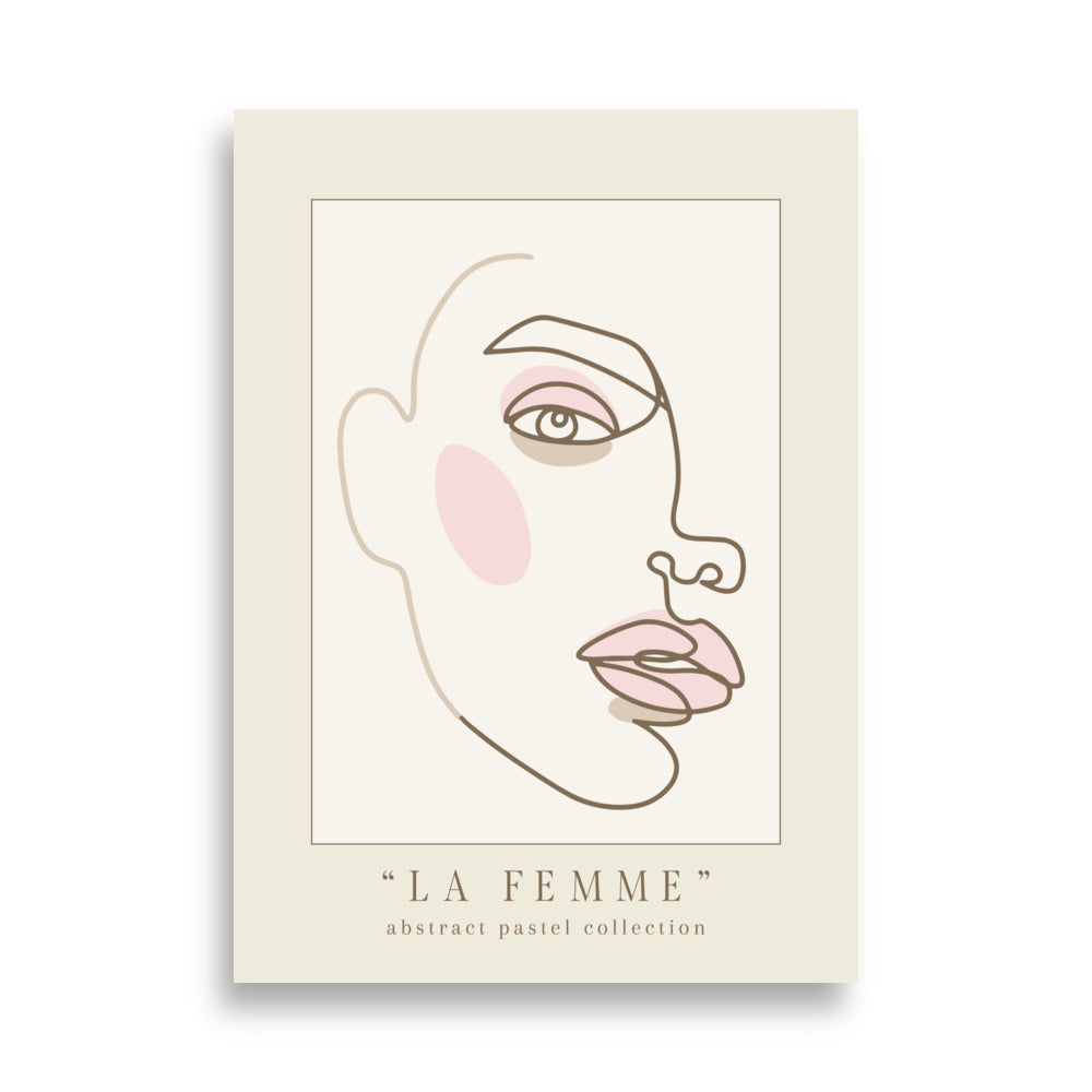 La Femme - Pink Pastel Poster