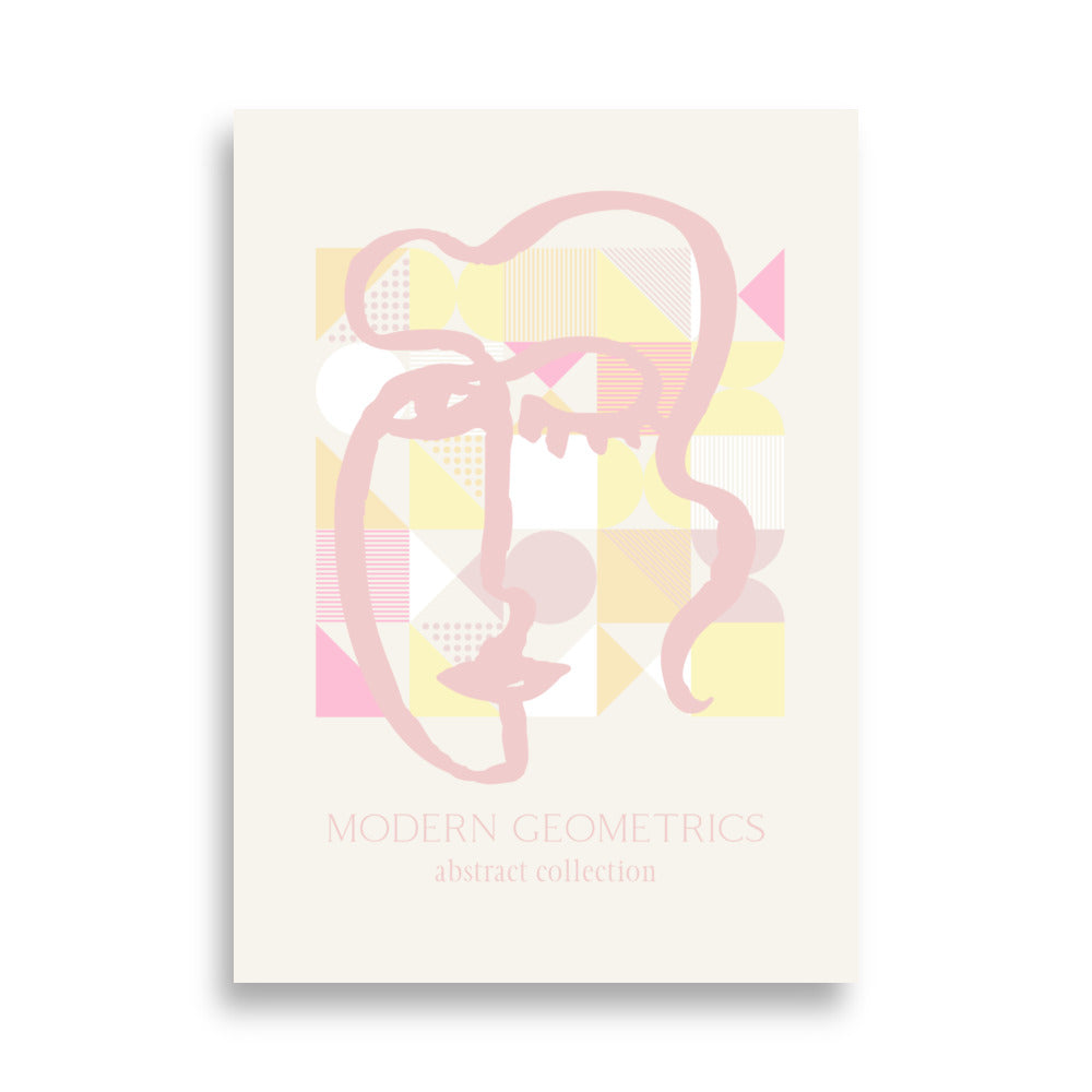 Modern Geometrics No.1 Poster