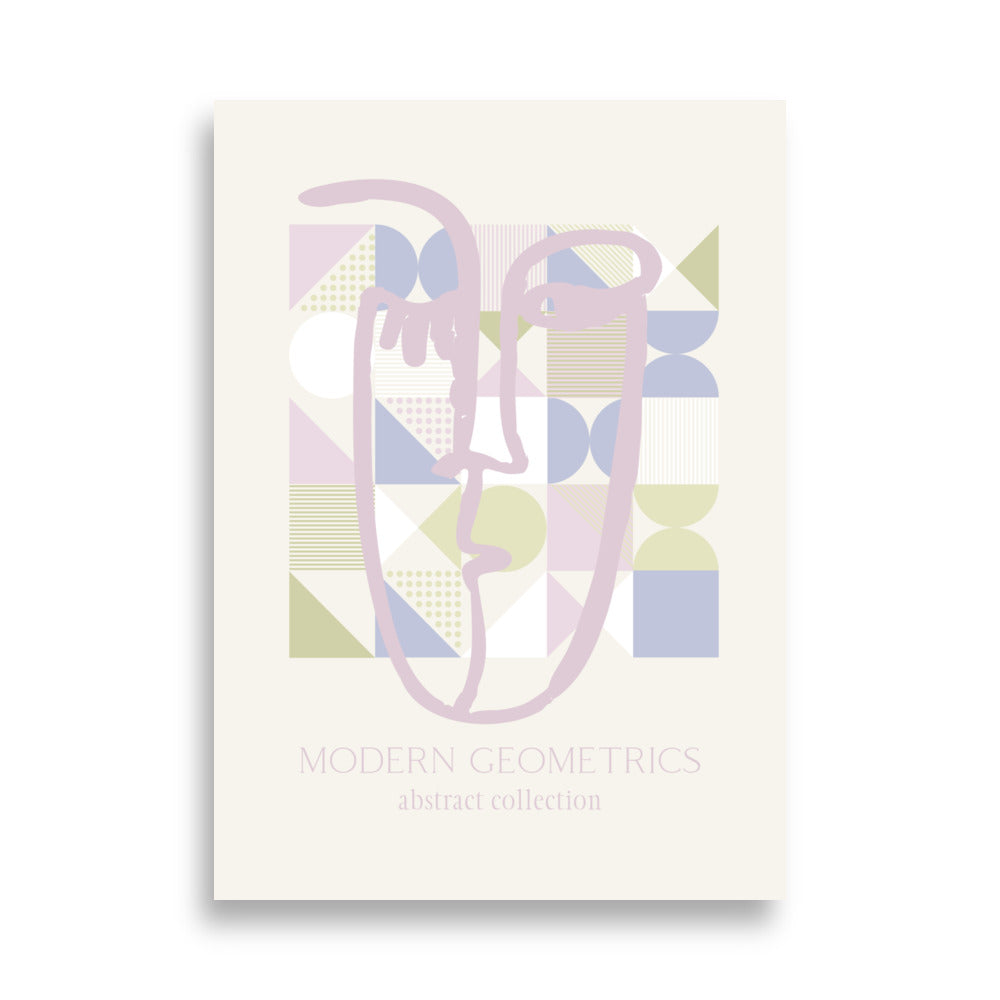 Modern Geometrics No.3 Poster