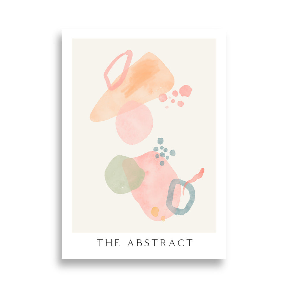 Abstract Shapes No.1 Poster