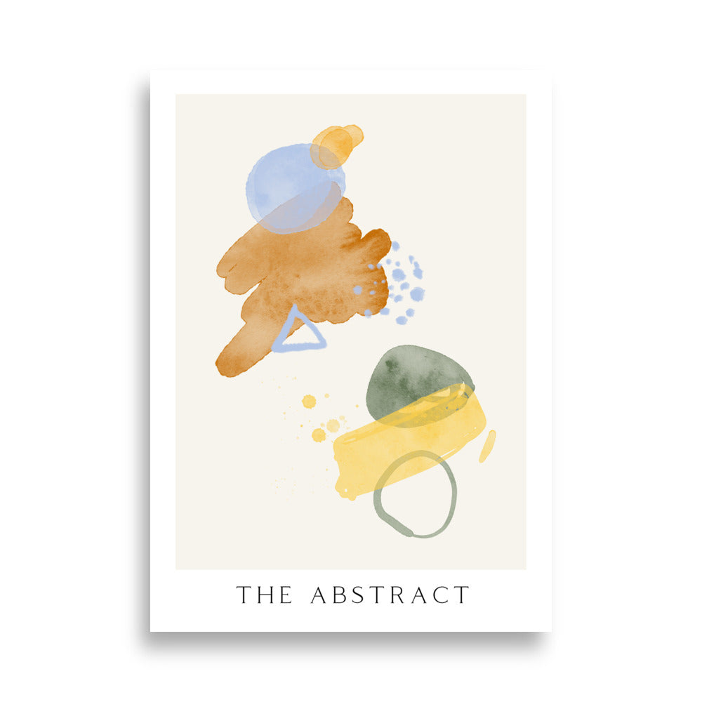 Abstract Shapes No.4 Poster