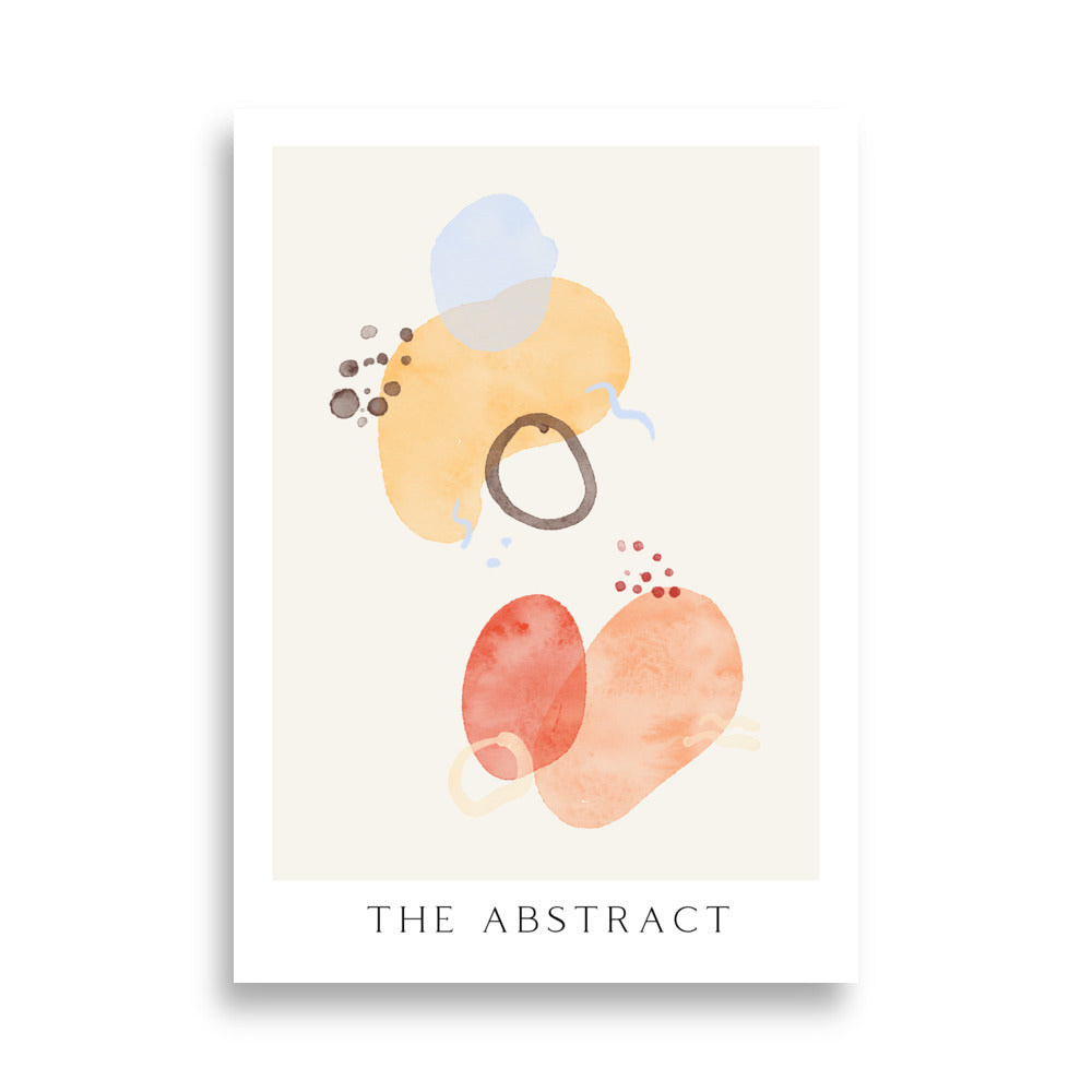 Abstract Shapes No.3 Poster