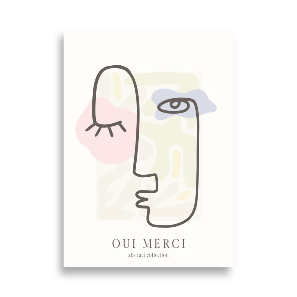Oui Merci Female Poster