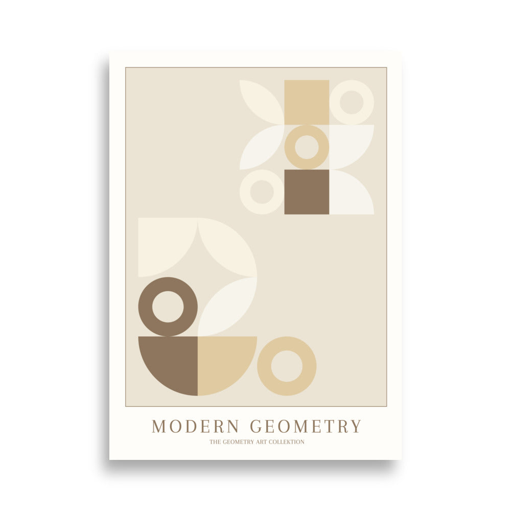 Geometric Shapes No.2 Poster