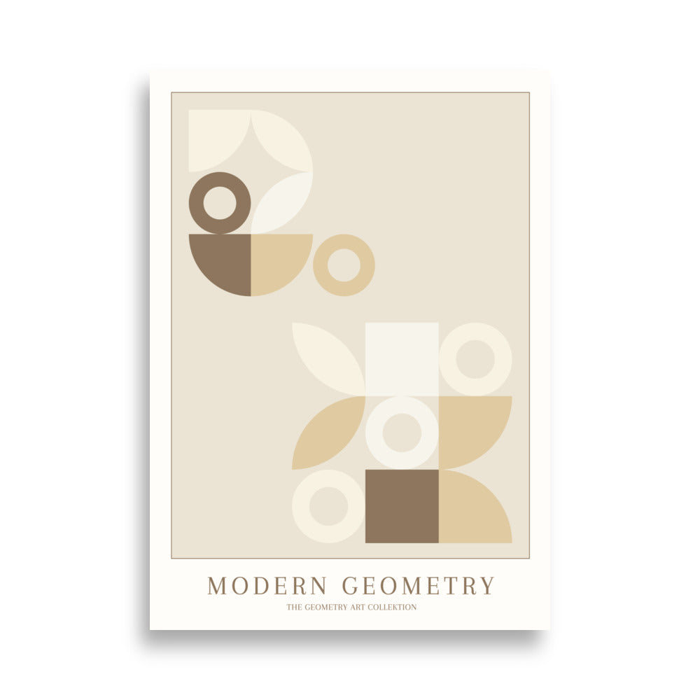 Geometric Shapes No.1 Poster