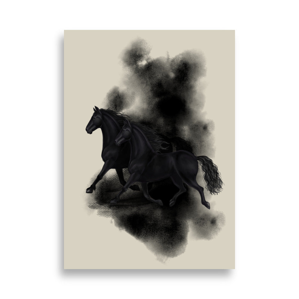Black Horses Poster