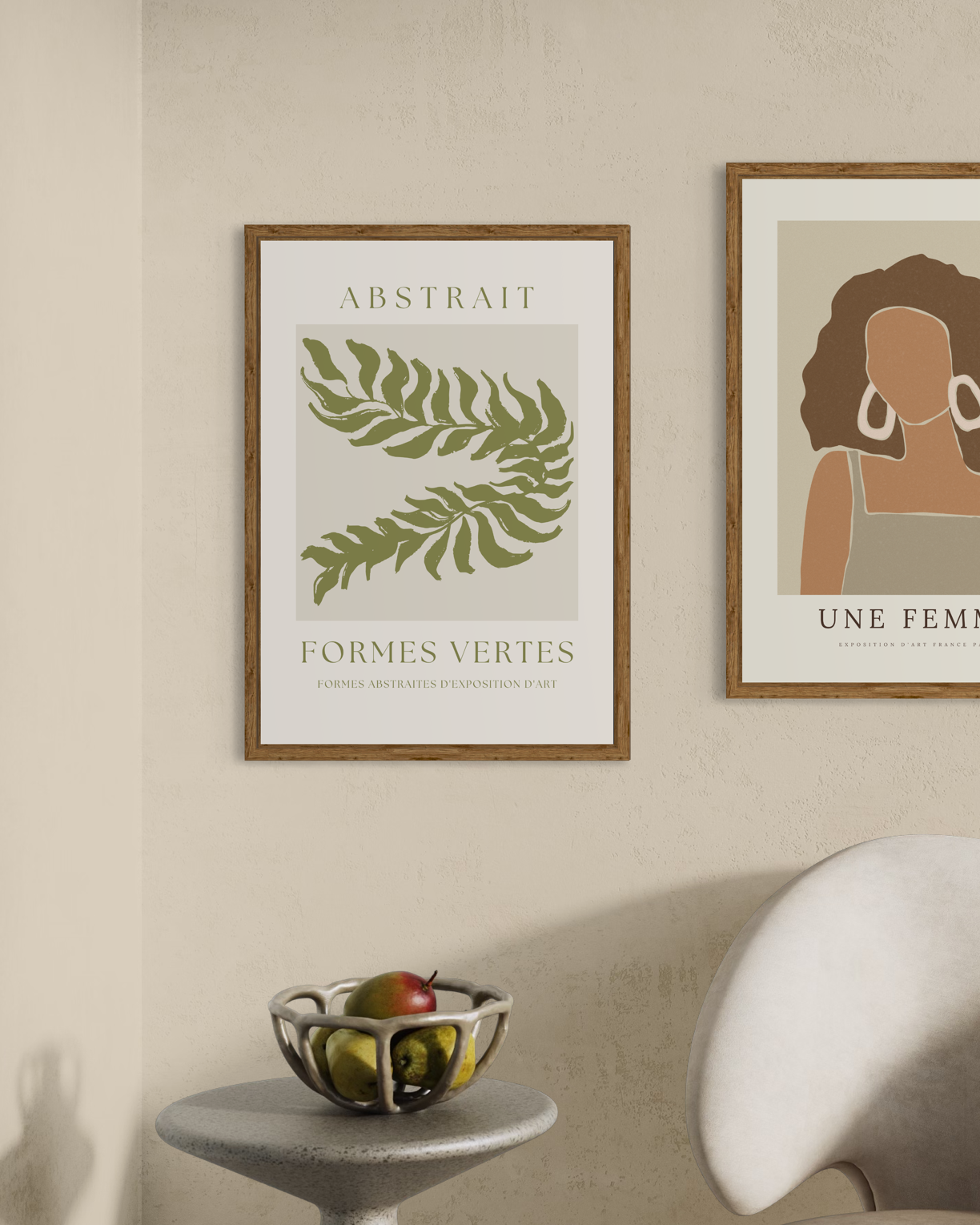 Formes Vertes Poster