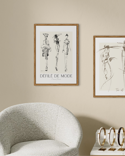 Défilé De Mode No.3 Poster