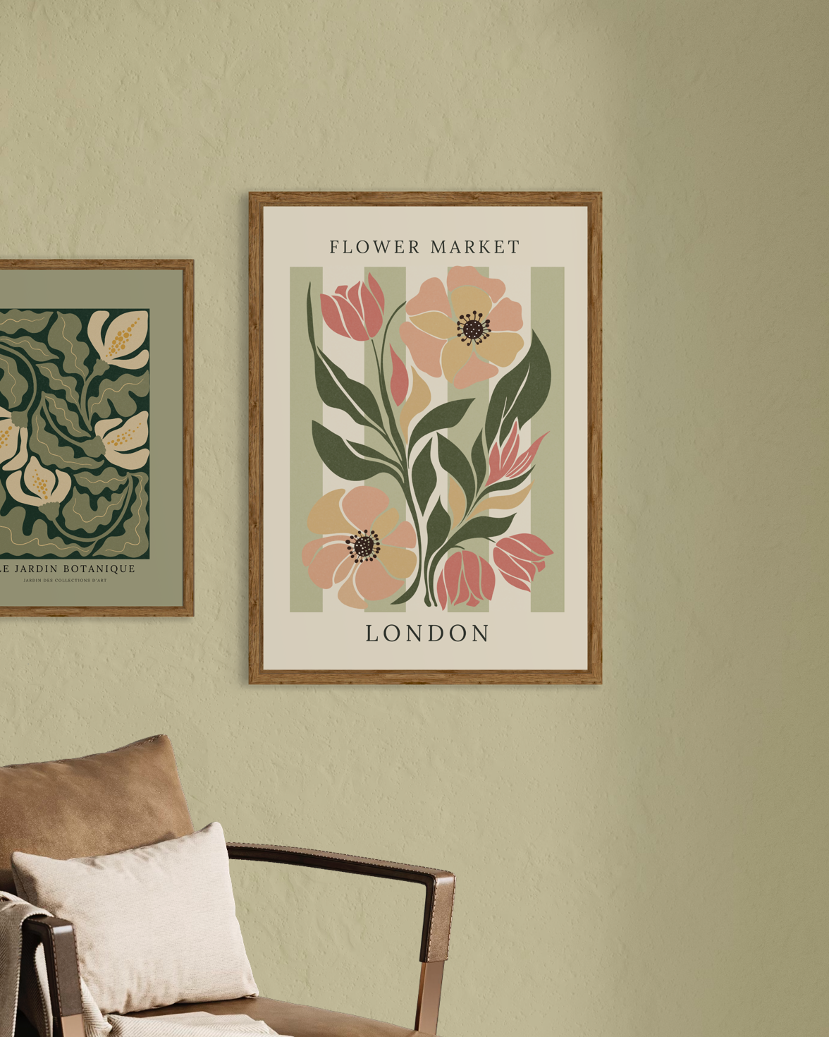 Flower Market London Poster