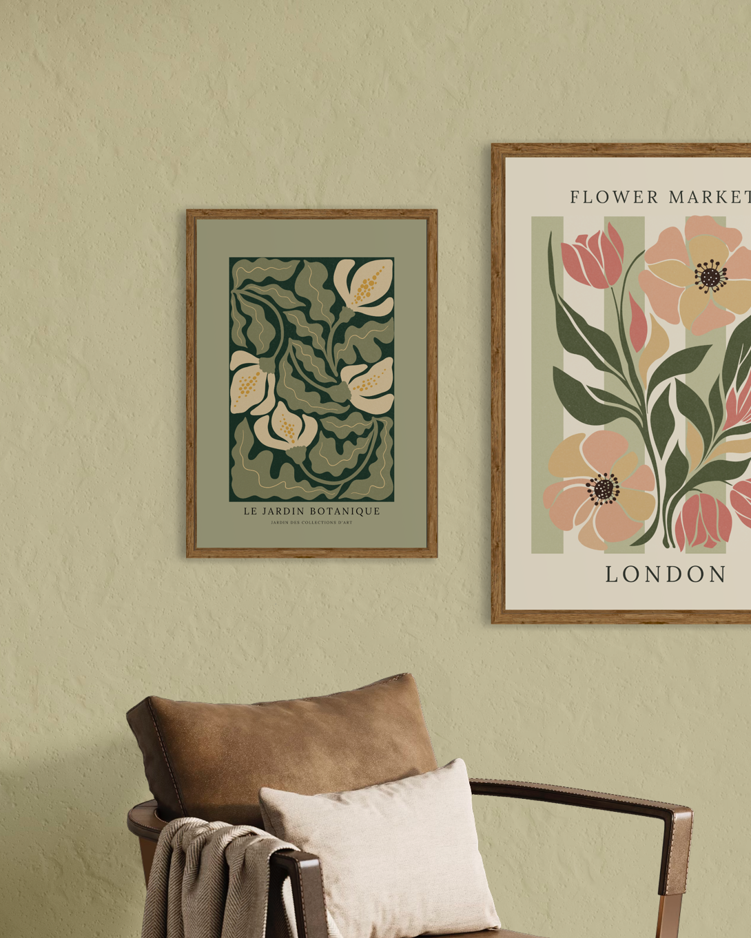 Vintage Le Jardine Botanique No.2 Poster