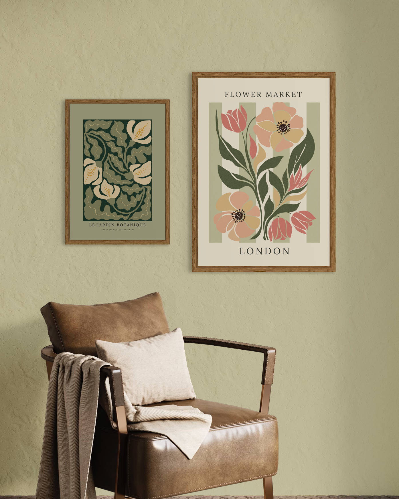 Vintage Le Jardine Botanique No.2 Poster