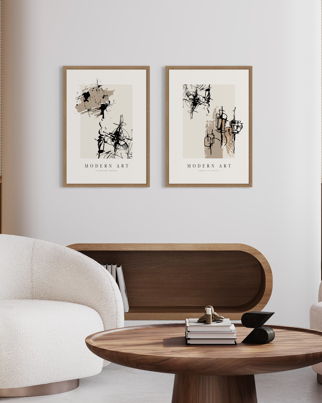 Abstract Modern Art No.3 Poster
