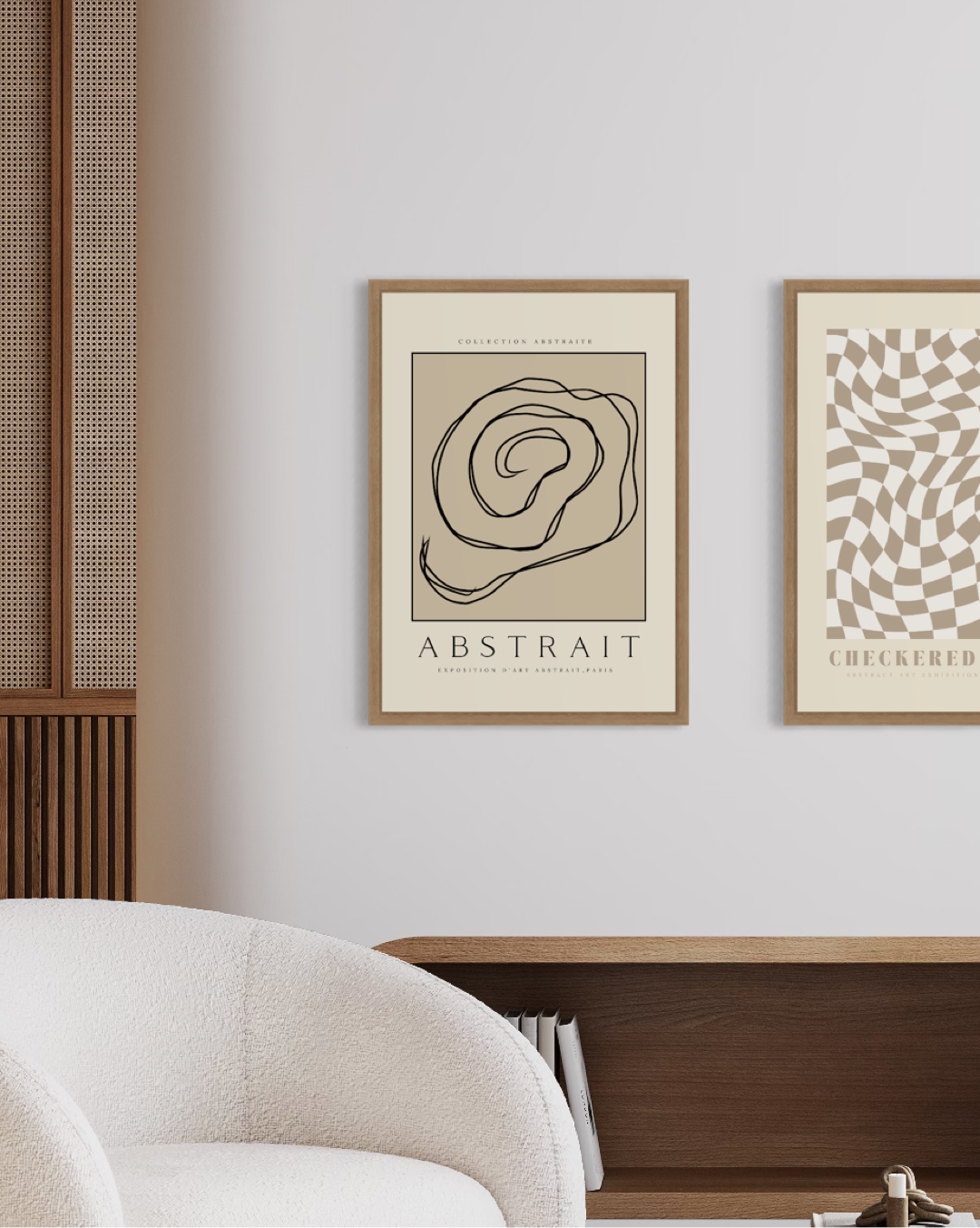 Abstract Spiral Poster