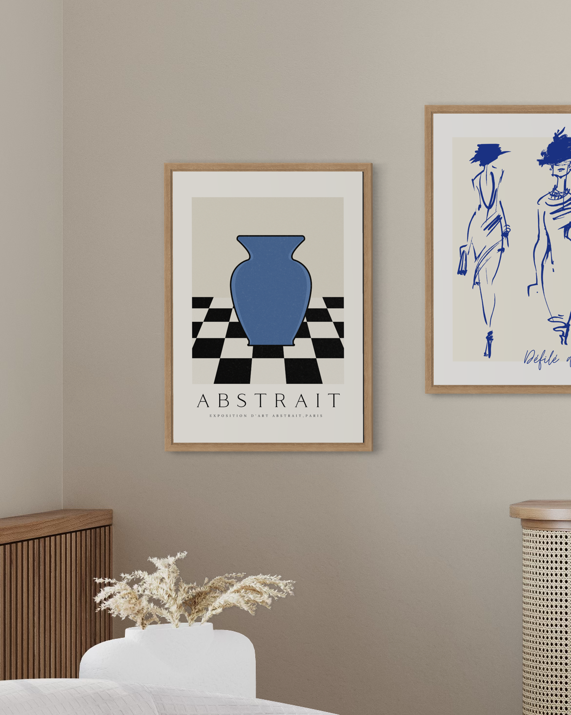 Blue Vase Poster