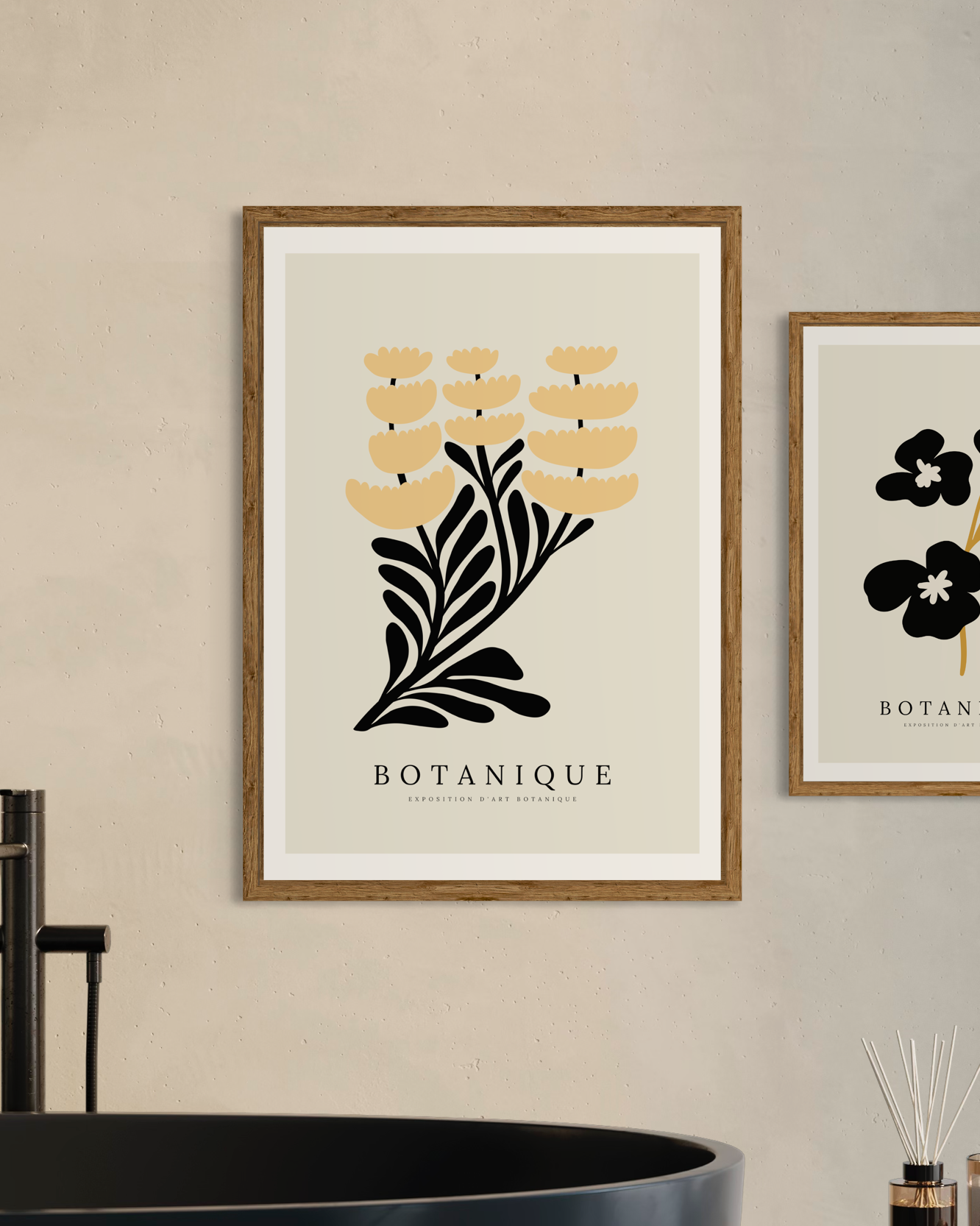 Black Botanique  No.2 Poster
