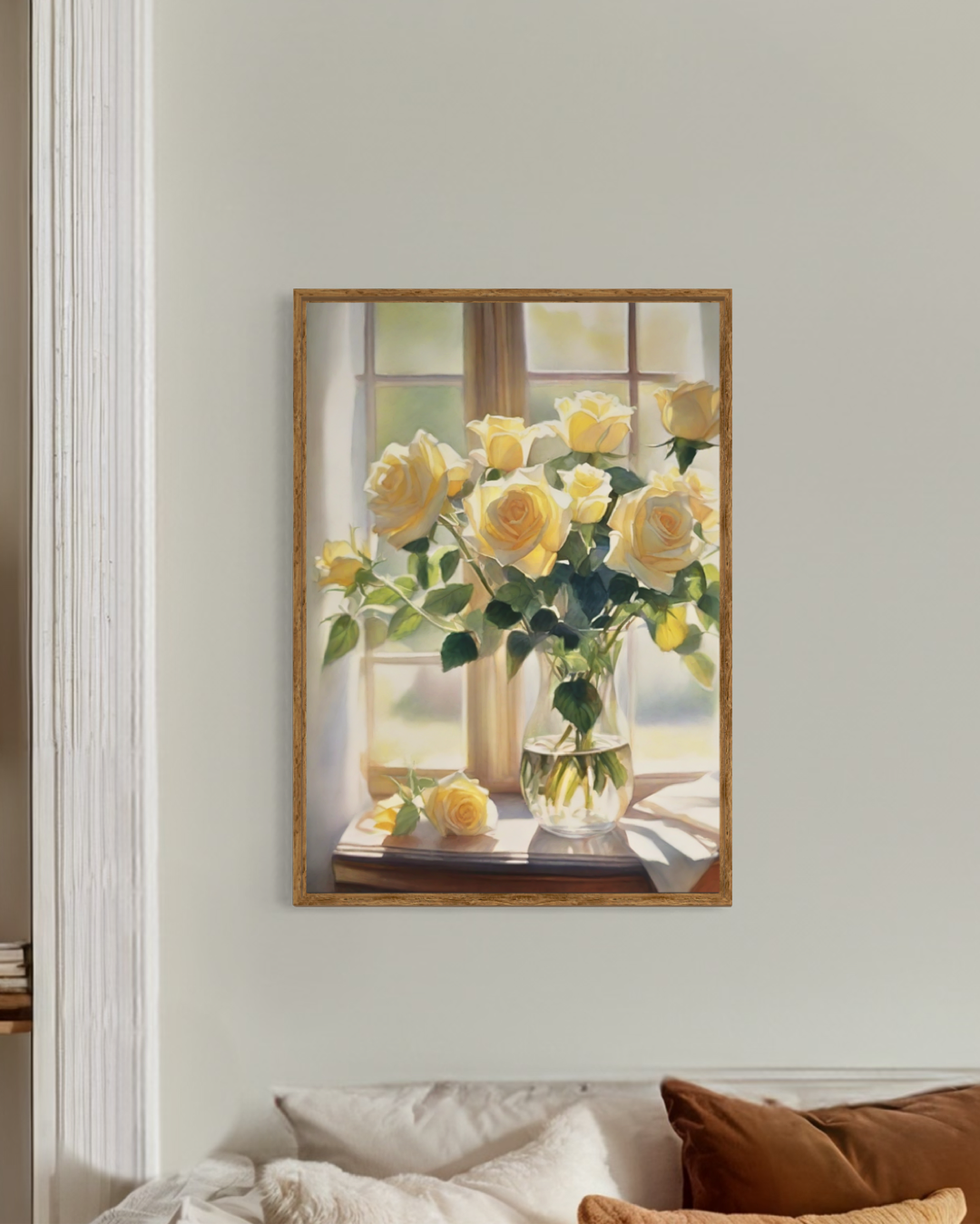 Yellow Roses Poster