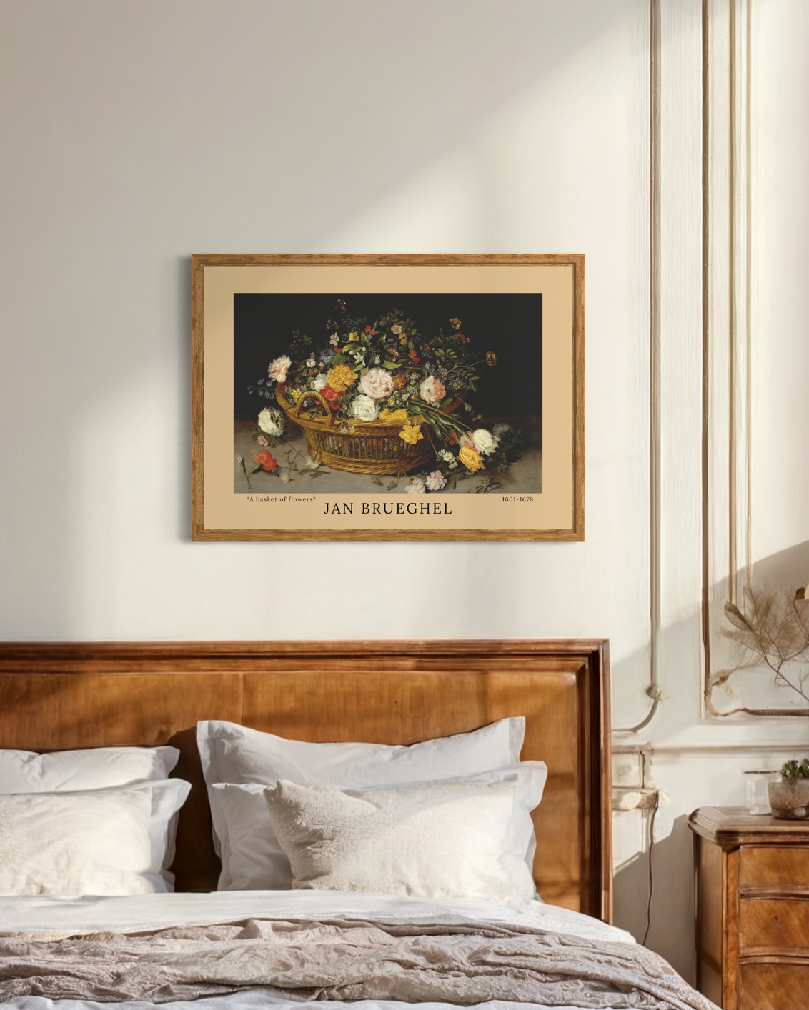 Jan Brueghel - A Basket Of Flowers Poster