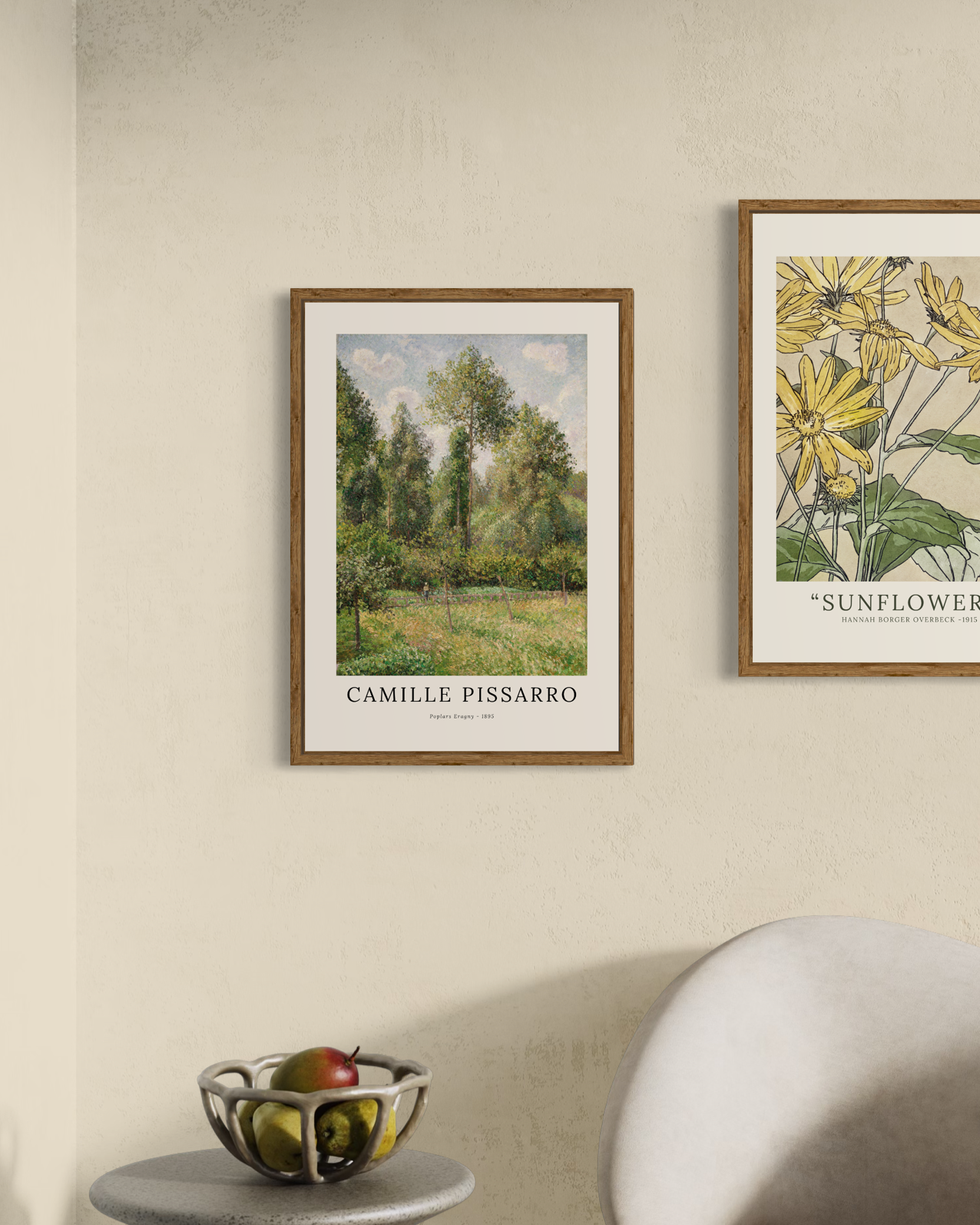 Camille Pissarro - Poplars Eragny 1895 Poster